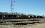NS 5562 leads 3 other EMD's and train P31 out of the yard